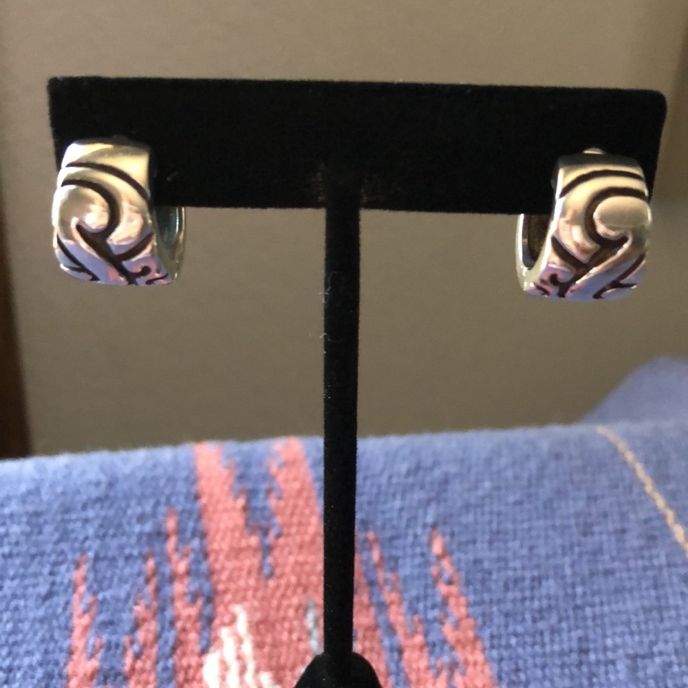 Zina Sterling Silver Huggie Earrings